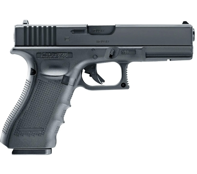Пістолет страйкбольний Umarex Glock 17 Gen4 Blowback СО2 кал. 6 мм ВВ Фото 2